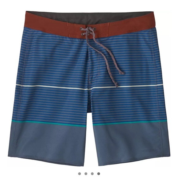 Patagonia Men's Size 30 Hydropeak 18" Boardshorts Blue Swim Bottoms Trunks NWT - Picture 6 of 10